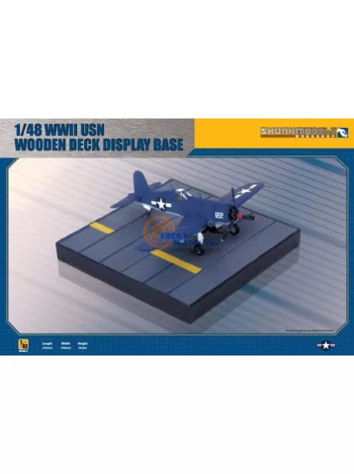 Skunkmodel Workshop - WWII WOODEN DECK DISPLAY BASE