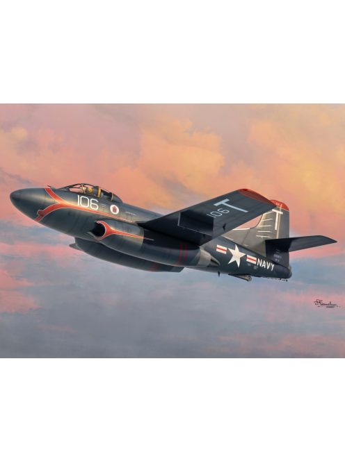 Sword - 1/72 F3D Skyknight over Korea (New cockpit interior and masks) - Sword models