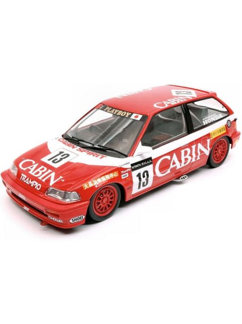TRIPLE9 - 1:18 Honda Civic EF3 Team Cabin #13 Macau GP, Red, 1988 - Triple9