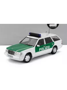   TRIPLE9 - MERCEDES BENZ E-CLASS (S124) T-MODEL SW STATION WAGON POLIZEI 1995 WHITE GREEN