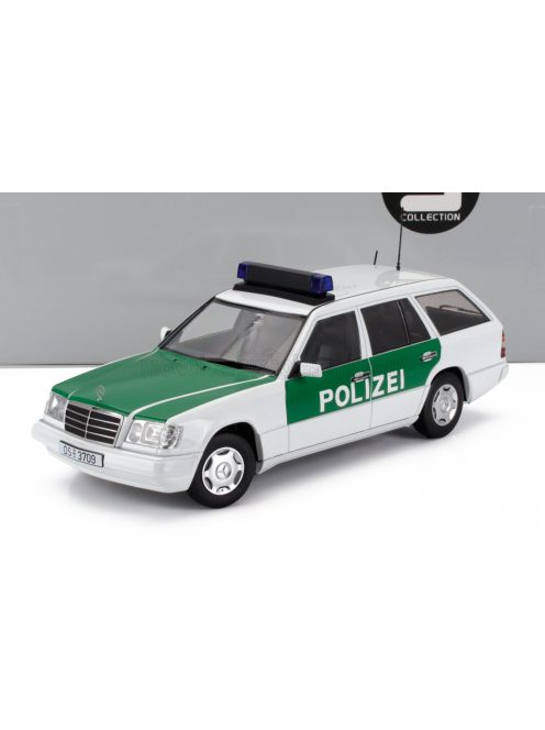 TRIPLE9 - MERCEDES BENZ E-CLASS (S124) T-MODEL SW STATION WAGON POLIZEI 1995 WHITE GREEN
