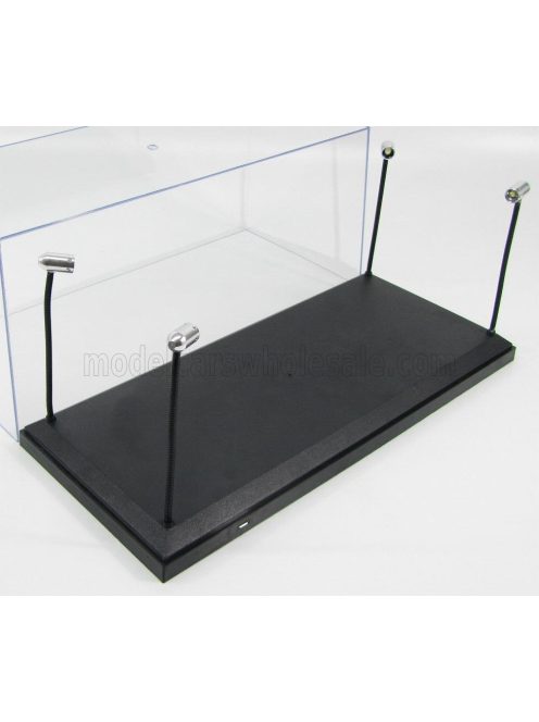 TRIPLE9 - VETRINA DISPLAY BOX Lungh.LENGHT cm 35.5 X Largh.WIDTH cm 15.7 X Alt.HEIGHT cm 15.8 (altezza interna cm 13.5) - LUCI FUNZIONANTI LED PLASTIC DISPLAY
