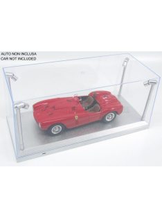   TRIPLE9 - VETRINA DISPLAY BOX Lungh.LENGHT cm 35.5 X Largh.WIDTH cm 15.7 X Alt.HEIGHT cm 15.8 (altezza interna cm 13.5) - LUCI FUNZIONANTI LED - BASE SILVER PLASTIC DISPLAY
