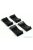 Triple9 - Accessories Set 4X Cuneo Blocca Ruote - 4X Car Stoppers Black