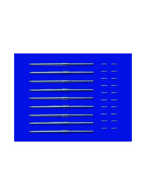 Tamiya - 1:350 Metal 46cm Gun Barrels and Projectiles