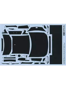 Tamiya - Subaru BRZ Carbon Pattern Decal Set
