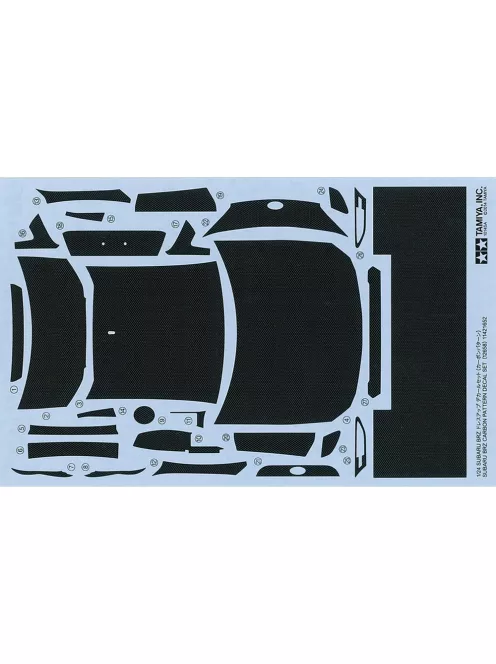Tamiya - Subaru BRZ Carbon Pattern Decal Set