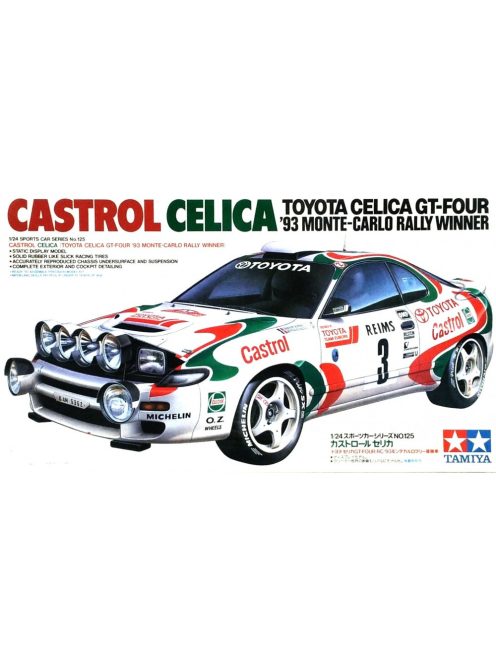 Tamiya - Castrol Celica Toyota Celica GT-Four '93 Monte-Carlo Rally Winner