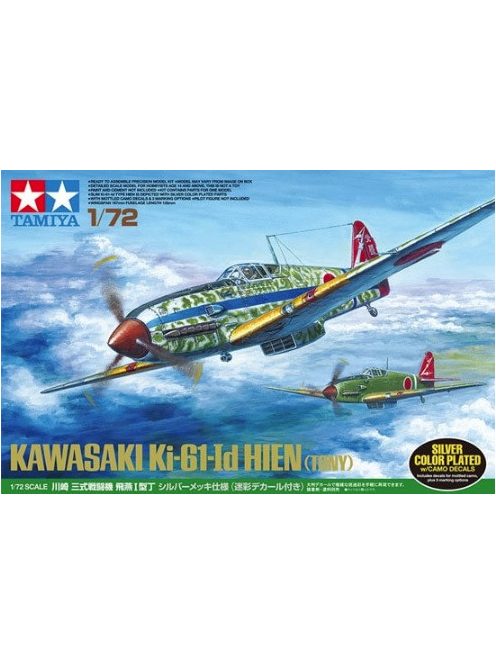 Tamiya - Kawasaki Ki-61-Id Hien (Tony) Silver w/ Camo Decal