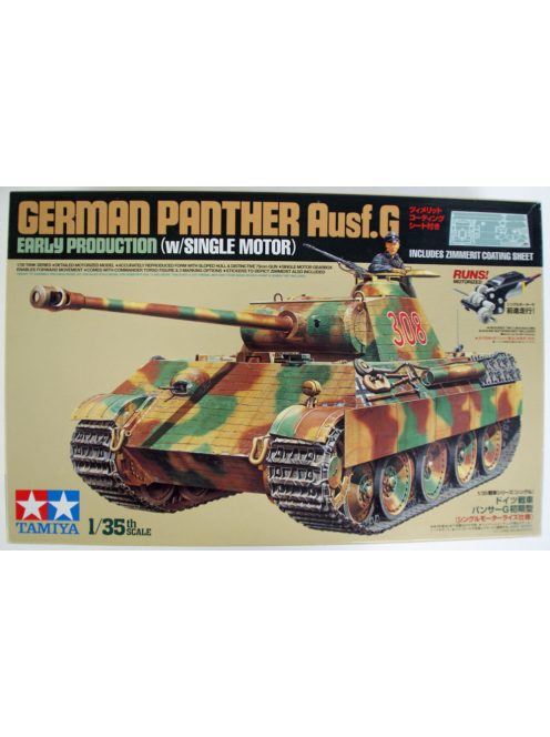 Tamiya - German Panther Ausf. G Early Production (w/Single Motor)