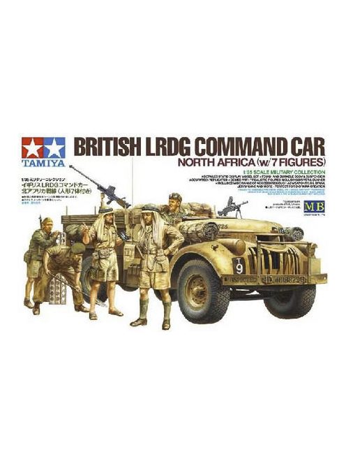 Tamiya - British LRDG Command Car North Africa (w/7 figures)