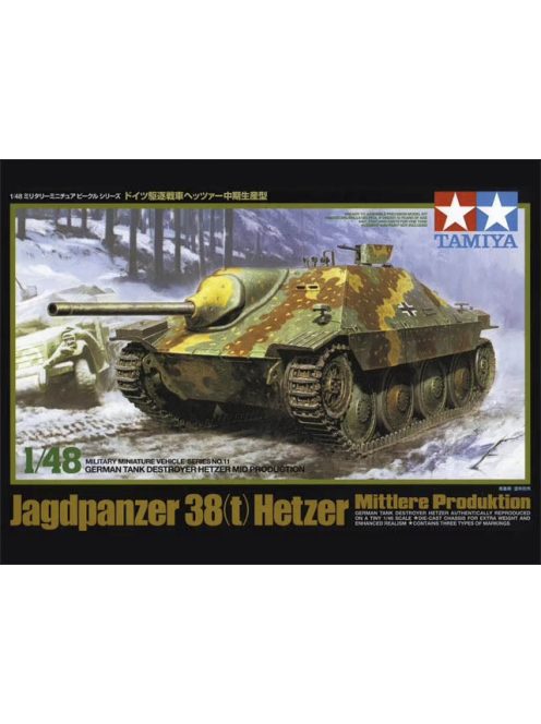 Tamiya - Hetzer Tank Destroyer Mid Prod