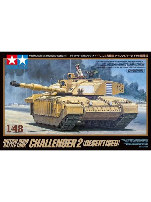 Tamiya - British Main Battle T ank Challenger 2 (Desertised)