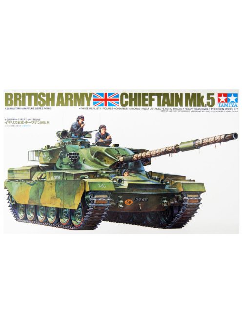 Tamiya - British Chieftain Mk. 5 Tank - 3 figures