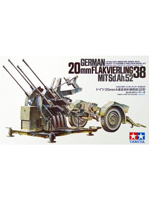Tamiya - German 2cm Flackvierling 38