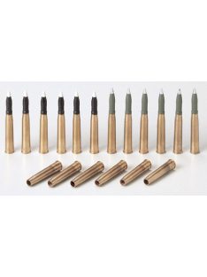   Tamiya - Pz.Kpfw. IV Brass 75mm Projectiles (75mm KwK 40
L/48)