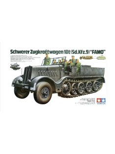 Tamiya - German 18-Ton Heavy Half-Track Famo - 8 Figures