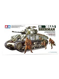   Tamiya - M4A3 Sherman 105mm Howitzer - Assault Support - 4 figures