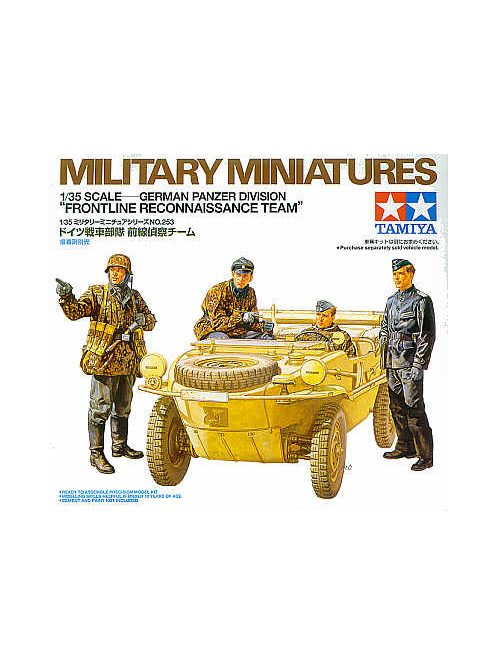 Tamiya - Ger. Pz Div Front Line Recon - (Schwimmwagen Figure Set)