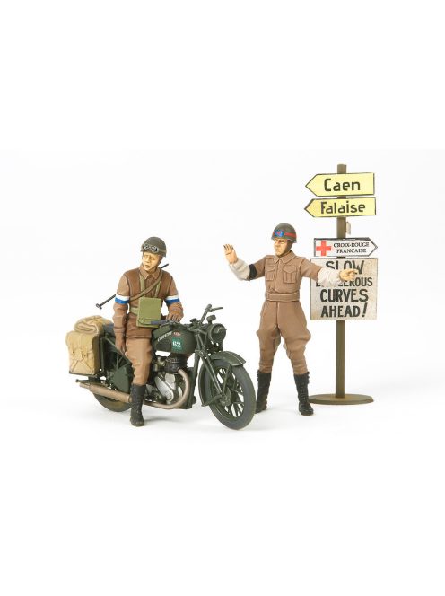 Tamiya - British BSA M20 Motorcycle w/Military Police