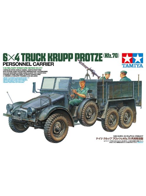 Tamiya - German 6x4 Truck Krupp Protze - 3 figures