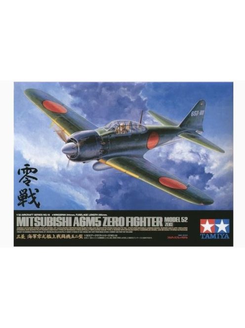 Tamiya - Mitsubishi A6M5 Zero Fighter Model 52 (Zeke) - 2 figures