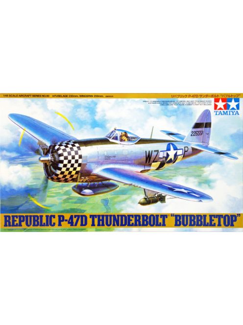 Tamiya - P-47D Thunderbolt Bubbletop - 1 figure