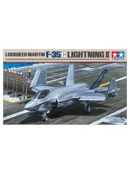 Tamiya - 1:48 American Fighter Lockheed Martin F-35C Lightning II - include 1 pilot figure
