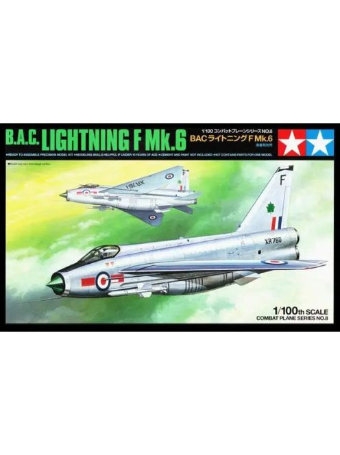 Tamiya - 1:100 B.A.C. Lightning F.Mk.6
