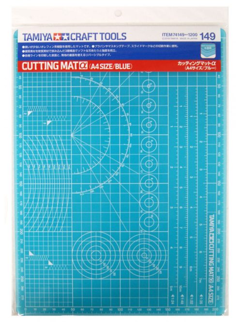 Tamiya - Cutting Mat (A4 Size/Blue)