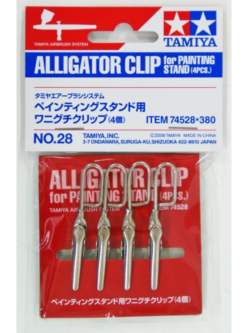 Tamiya - Alligator Clip For Painting Stand (4 Pcs)