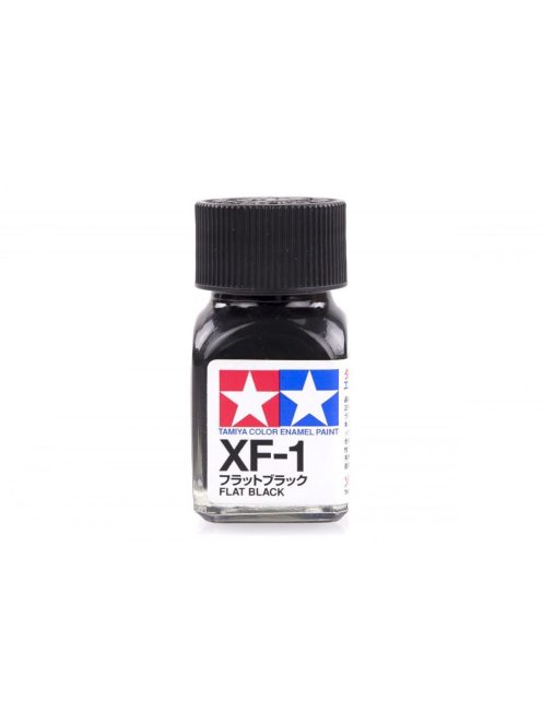 Tamiya - Mini Enamel XF-1 Flat Black 10 ml