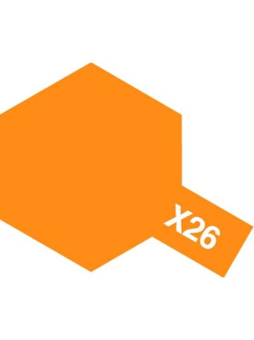 Tamiya - X-26 Clear Orange - Acrylic Paint (Gloss) 23 ml