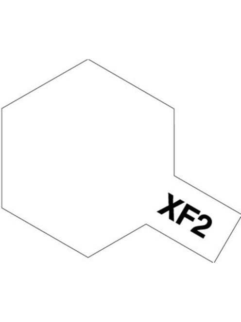 Tamiya - XF-2 Flat White - Acrylic Paint (Metallic) 23 ml