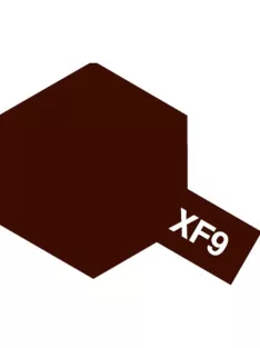 Tamiya - XF-9 Hull Red - Acrylic Paint Mini (Flat) 10 ml