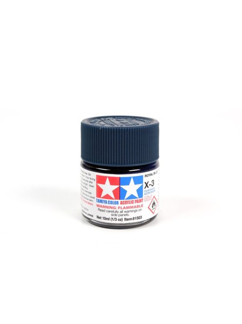 Tamiya - Mini Acrylic X-3 Royal Blue 10ml