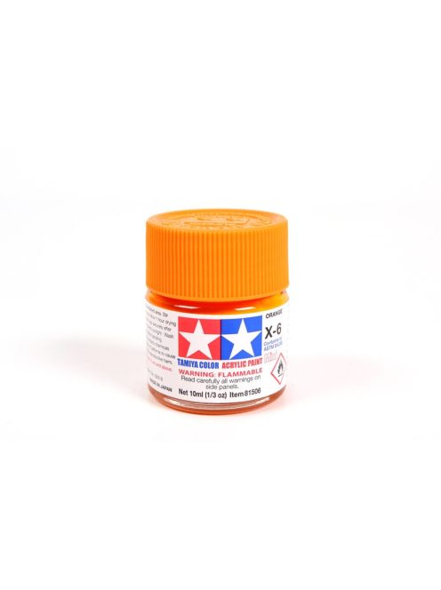 Tamiya - Mini Acrylic X-6 Orange 10 ml