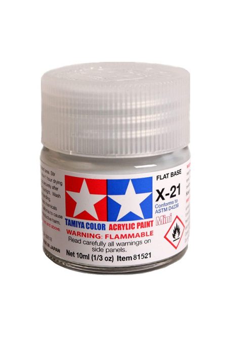 Tamiya - X-21 Flat Base - Acrylic Paint Gloss