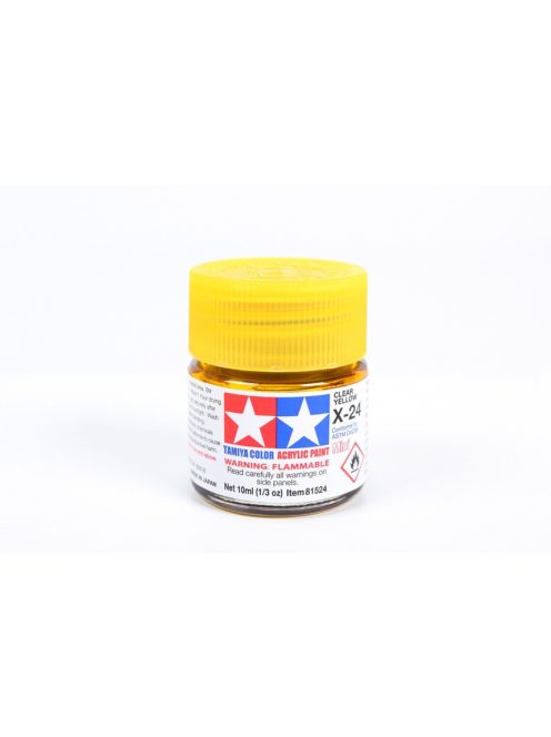 Tamiya - Mini Acrylic X-24 Clear Yellow 10 ml