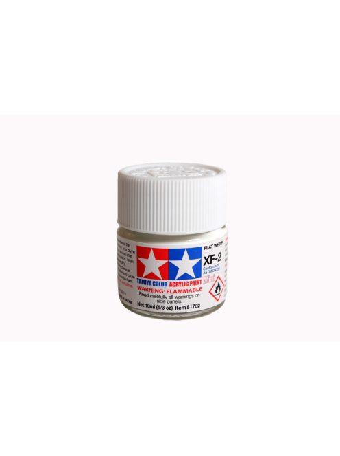 Tamiya - Mini Acrylic XF-2 Flat White 10 ml