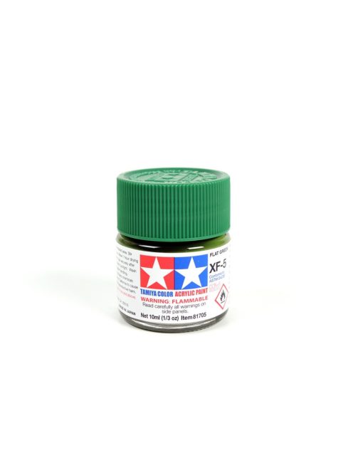 Tamiya - Mini Acrylic XF-5 Flat Green 10 ml