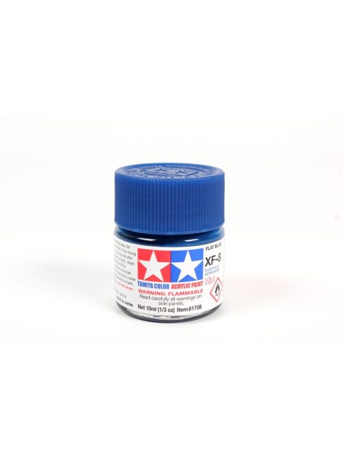 Tamiya - Mini Acrylic XF-8 Flat Blue  10 ml