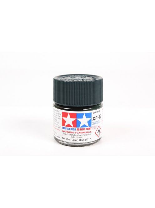 Tamiya - Mini Acrylic XF-17 Flat Sea Blue 10ml