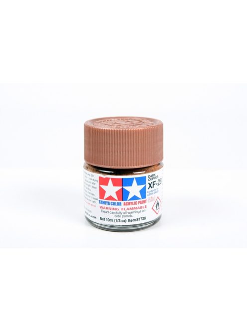 Tamiya - Mini Acrylic XF-28 Flat Dark Copper 10 ml