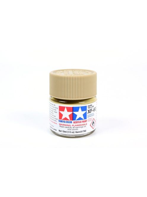 Tamiya - Mini Acrylic XF-60 Dark Yellow 10 ml