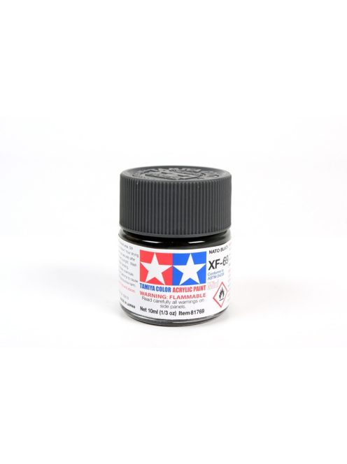 Tamiya - Mini Acrylic XF-69 NATO Black 10 ml