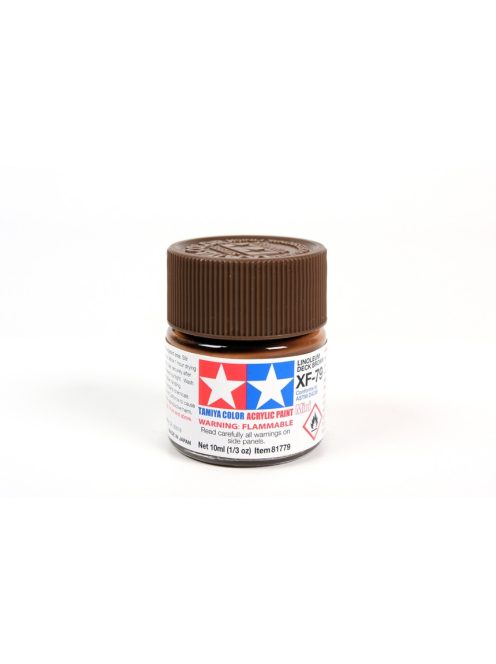 Tamiya - Mini Acrylic XF-79 Linoleum Deck Brown 10 ml