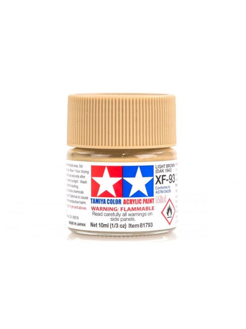 Tamiya - Mini Acrylic XF-93 Light Brown DAK 1942 10 ml