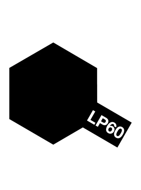 Tamiya - LP-60 Nato Schwarz matt  Lacquer 10ml