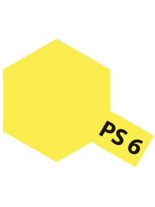Tamiya - PS-6 Yellow - Spray for Polycarbonate Models (100 ml)